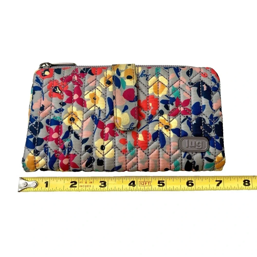 Lug Tram 2 RFID Wallet Wildflower Multicolor Floral Travel 4